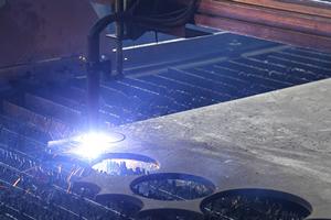 Plasma cutting process