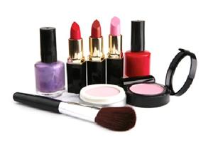 Lipstick and nail polish
